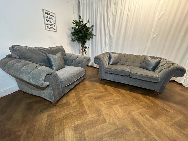 Stunning Clean Grey Next Gosford Set - Delivery Available 