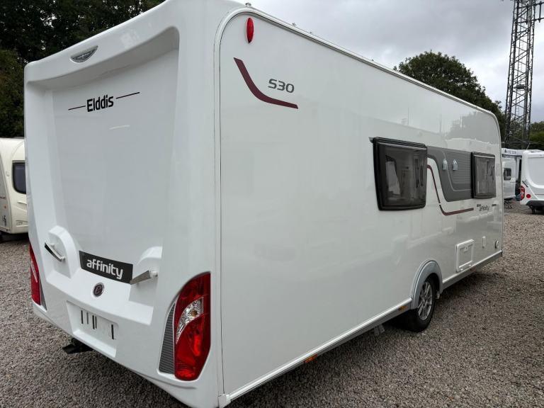 ELDDIS AFFINITY 530 - 3 BERTH CARAVAN + AIR CONDITIONING + MOTORMOVER