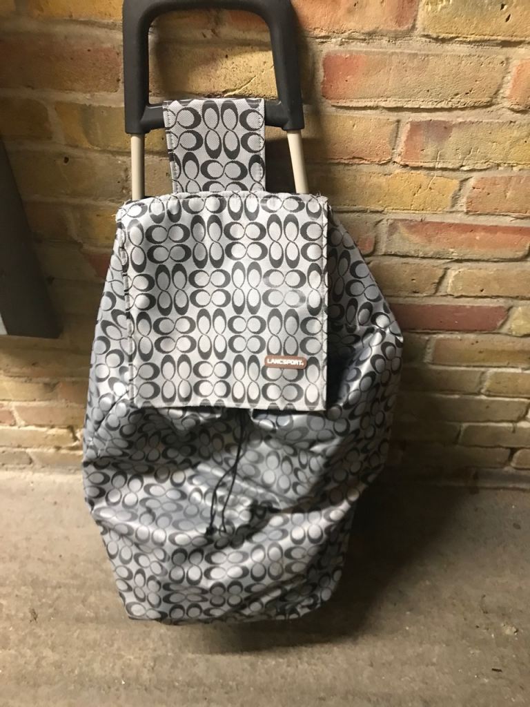 Laundryman Grey Laundry Bag on Wheels – Good Condition