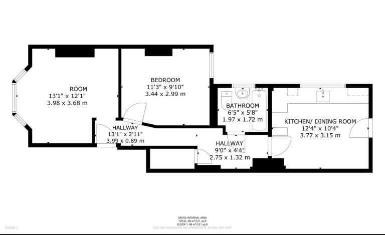 Brand New 2 BEDROOM Ground Floor FLAT FOR RENT WITH FULL Garden