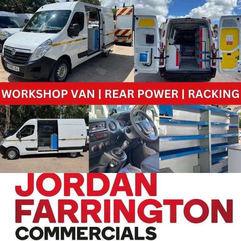 2018 '68reg' VAUXHALL MOVANO L2 H2 UTILITY / WORKSHOP / VAN *EX SCOTTISH POWER*