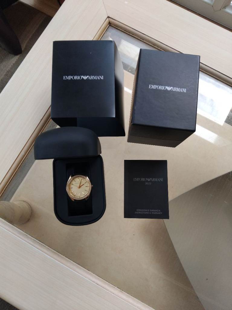 £55..EMPORIO ARMANI Watch.. battery needed..