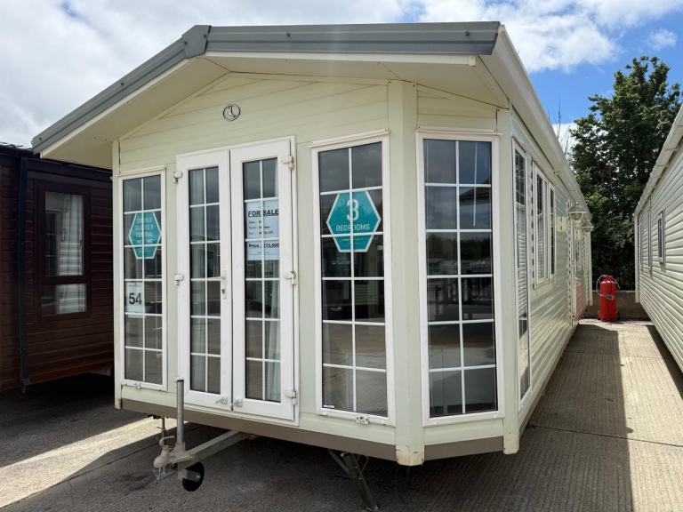 3 Bed Static Caravan - DG, CH, French Doors - Offsite / Self Build / Own Land