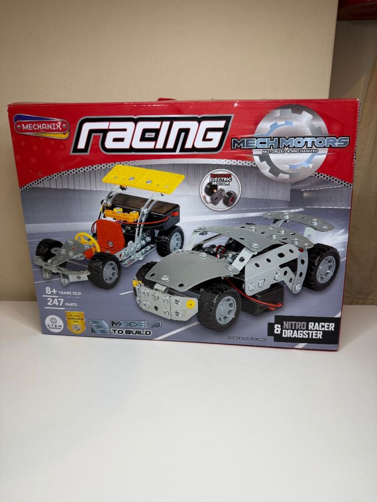 Mechanix Racing Construction Kit – Incomplete – Parts & Motors