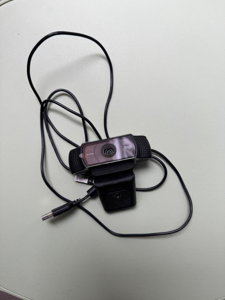 Logitech HD 1080p Webcam USB - Built-in Mic - PC/Mac - Fully Working