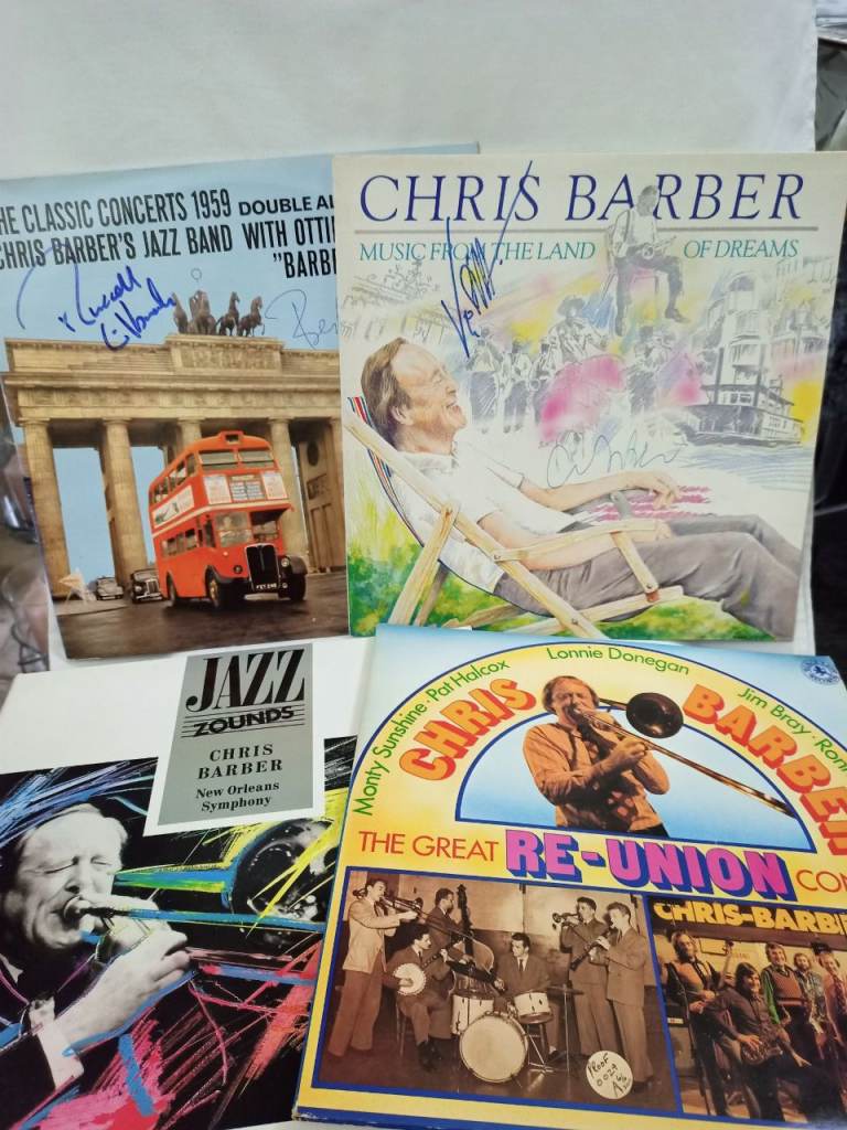 VINTAGE CHRIS BARBER JAZZ VINYL ALBUMS.
