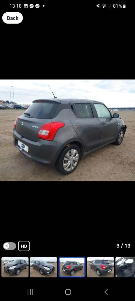 Suzuki swift 2018 breaking 