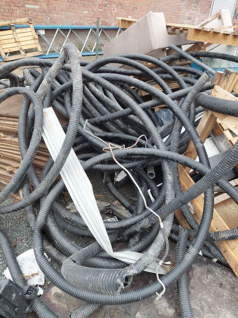 Large Bundle of Black Corrugated Plastic Pipe | in Bradford, West ...