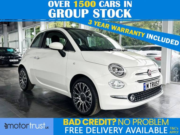 2024 Fiat 500 1.0 MHEV Top Hatchback 3dr Petrol Manual Euro 6 (s/s) (70 bhp) 1 FORMER OWN Hatchba...