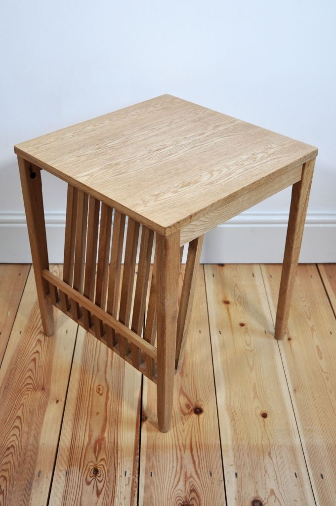 image for Ercol Pinter Oak Coffee / Side Table with Magazine Rack