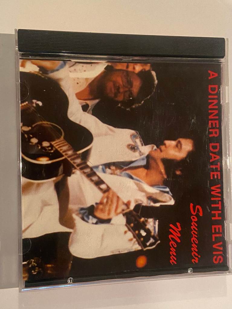 VERY RARE: Elvis Concert CD 'A Dinner Date With Elvis Souvenir Menu' *EX*