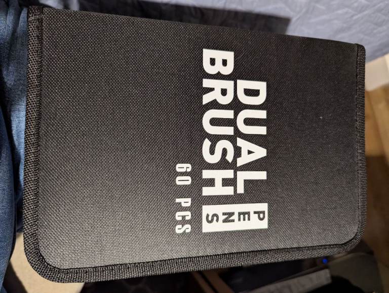 Big amount of new pens and some new colouring books 