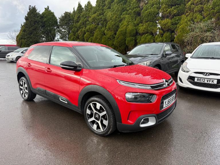 2019 Citroen C4 Cactus 1.5 BlueHDi Flair 5dr Diesel Manual Red Hatchback, Glass Roof HATCHBACK Di...