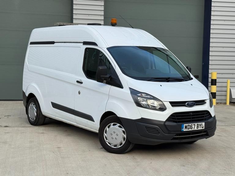FORD TRANSIT CUSTOM 2.0 TDCI L2 H2 2018 (67) LWB HIGH ROOF PANEL VAN + 69,000 ML