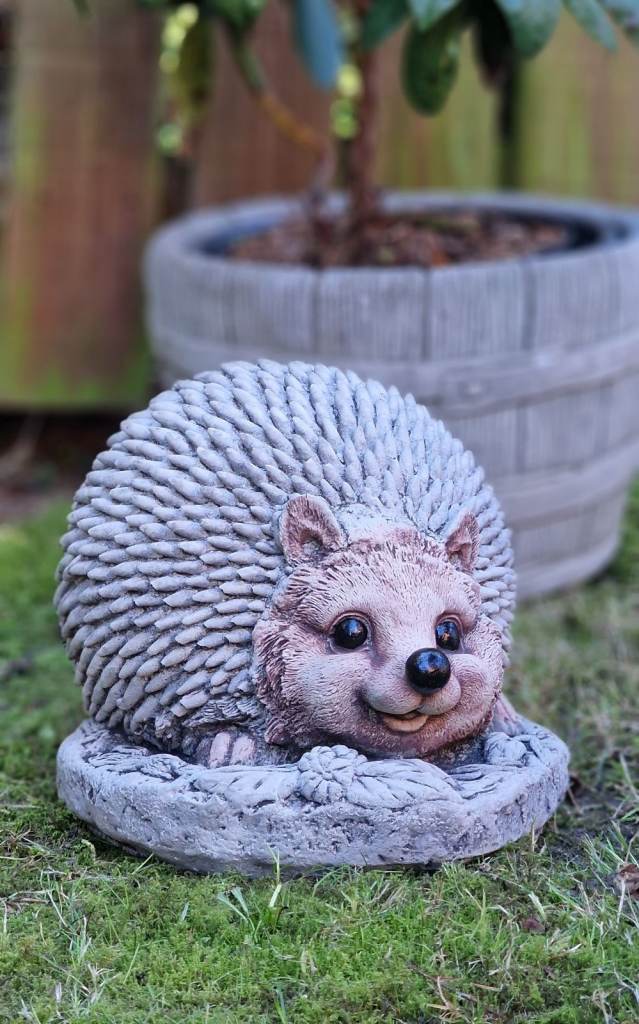 image for Hedgehog stone statue,garden ornament