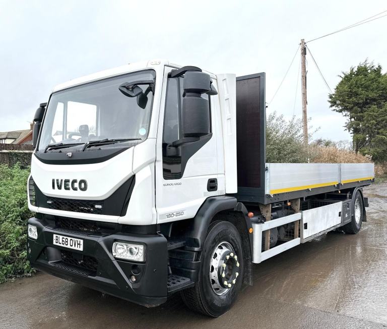 2019 IVECO EUROCARGO 180-250 NEW ALLOY DROPSIDE SCAFFOLDING EURO-6 182,000 MILE