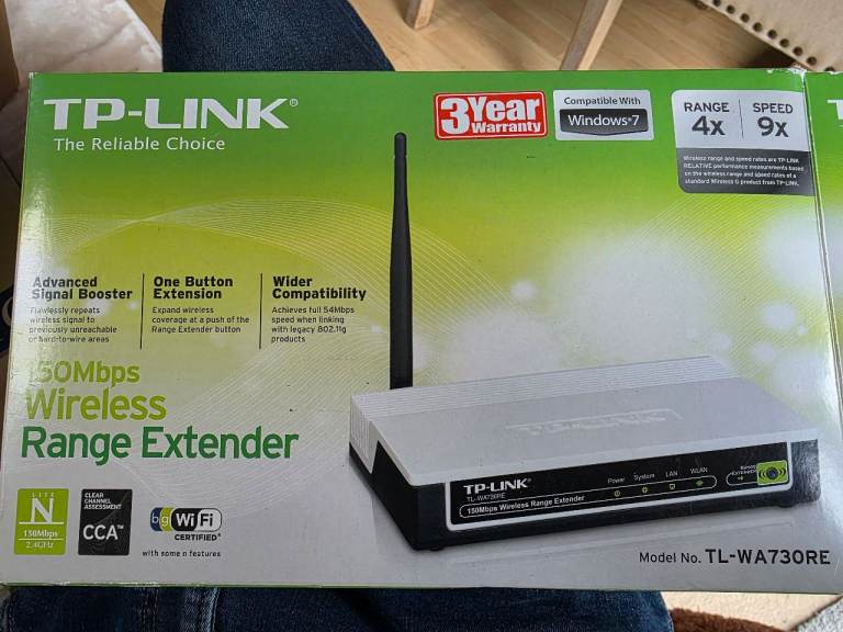 TP-LINK WiFi Extender Boxed TL-WA730RE