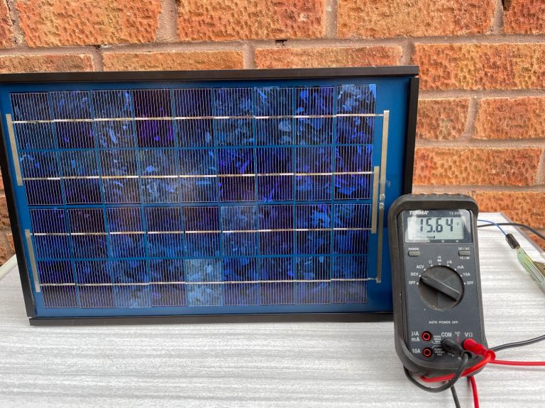 Solarex 10w Solar Panel Camping Caravanning