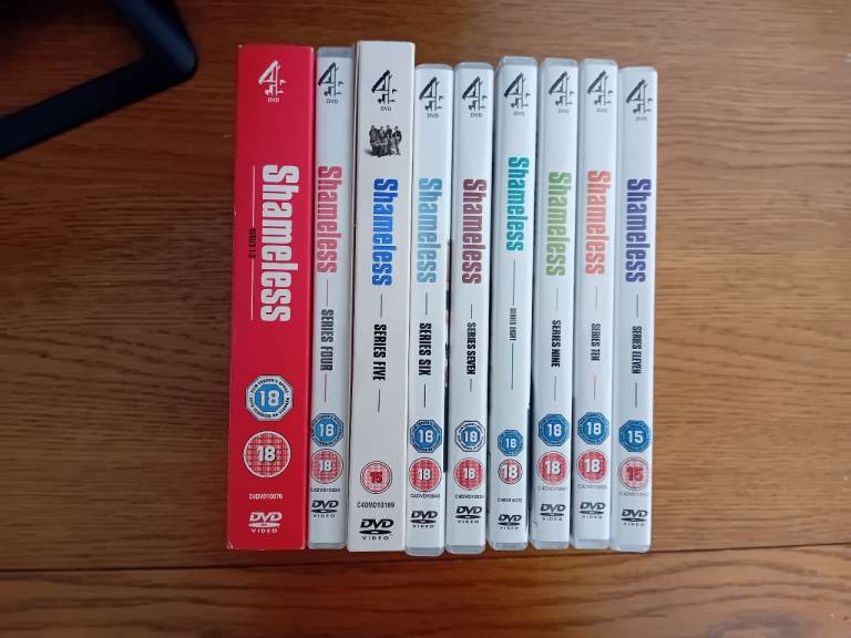 Shameless series 1 - 11 DVDs