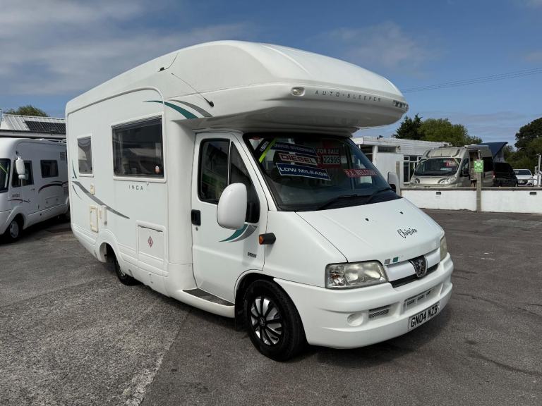 Auto-Sleepers Inca 4 Berth Peugeot Boxer DIESEL MANUAL 2005/04