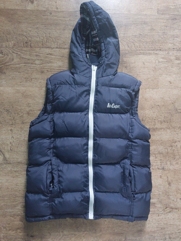 Boys puffer, padded, gilet body warmer.