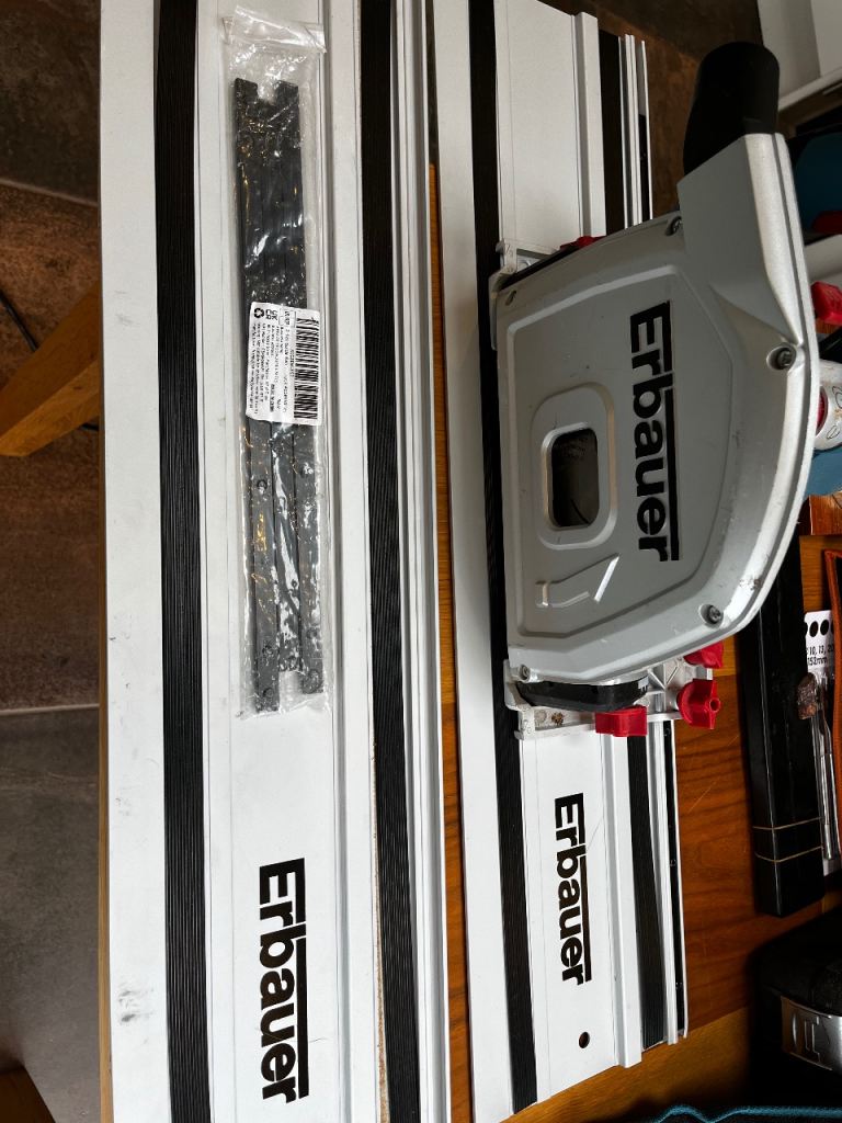 Erbauer Plunge Saw with Guide Rails – Good Condition