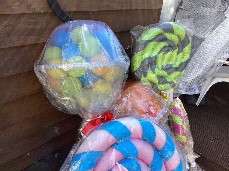 Christmas prop large sweets