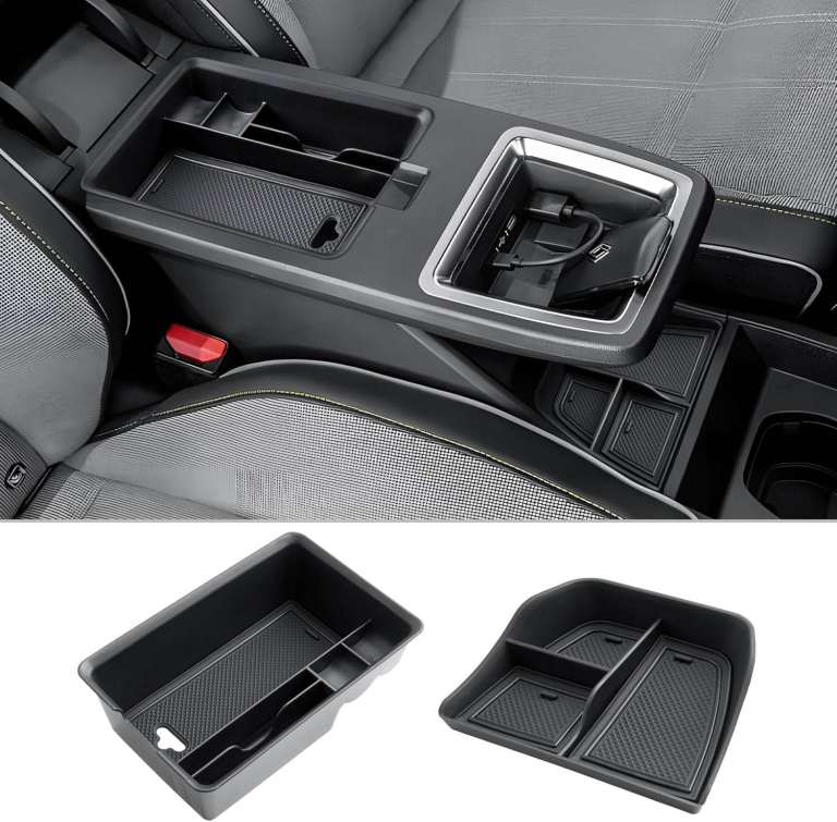 Renault Megane E-Tech and Scenic E-Tech Organiser Armrest Tray + Center Console Lower Tray