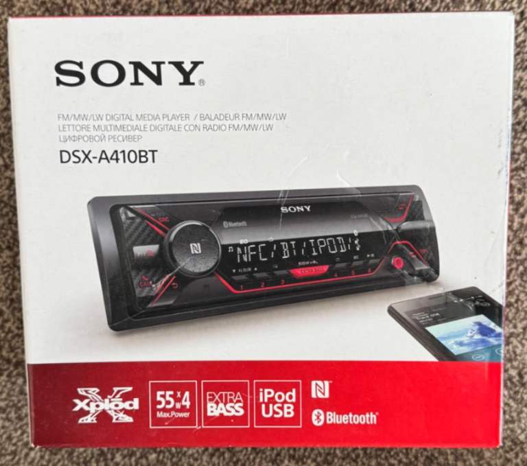 ++ Sony Xplod DSX-A410BT MP3 USB Bluetooth HeadUnit As New ++