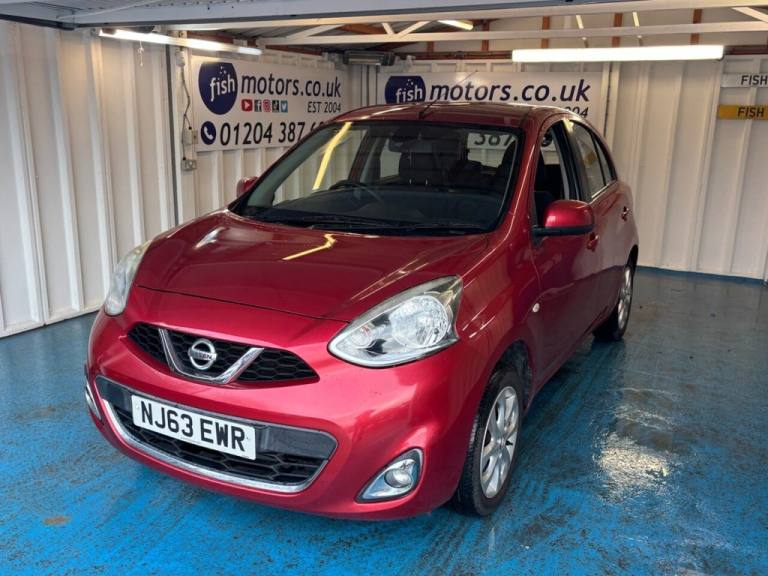2013 63 NISSAN MICRA 1.2 ACENTA HATCHBACK 5DR PETROL CVT EURO 5 (80 PS)+2 KEYS+1