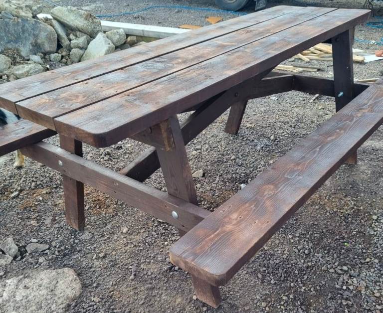 Picnic tables