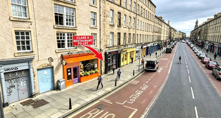 To Let – Prime Class 3 Restaurant Premises | 705 sq ft | Edinburgh City Centre