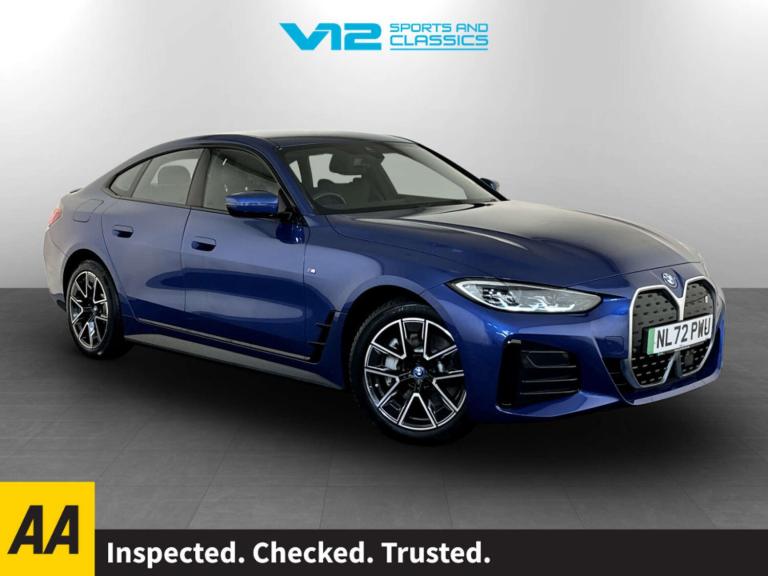 2022 BMW i4 40 83.9kWh M Sport Gran Coupe 5dr Electric Auto eDrive (340 ps) Hatchback Electric Au...