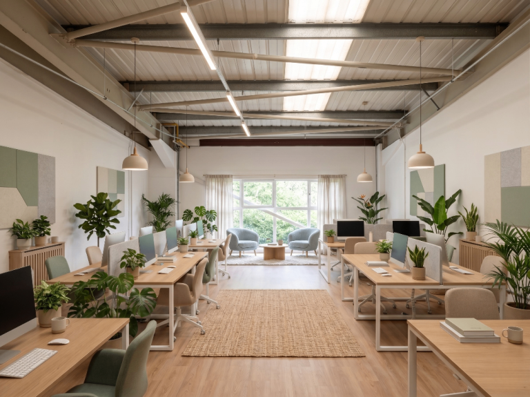 East London Large Creative Office With Natural Light | 646 Sq.FT