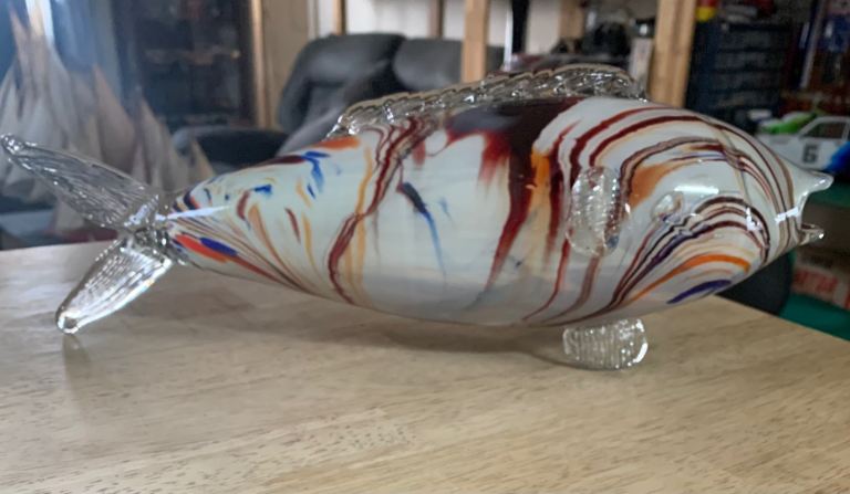 Murano colourful fish 