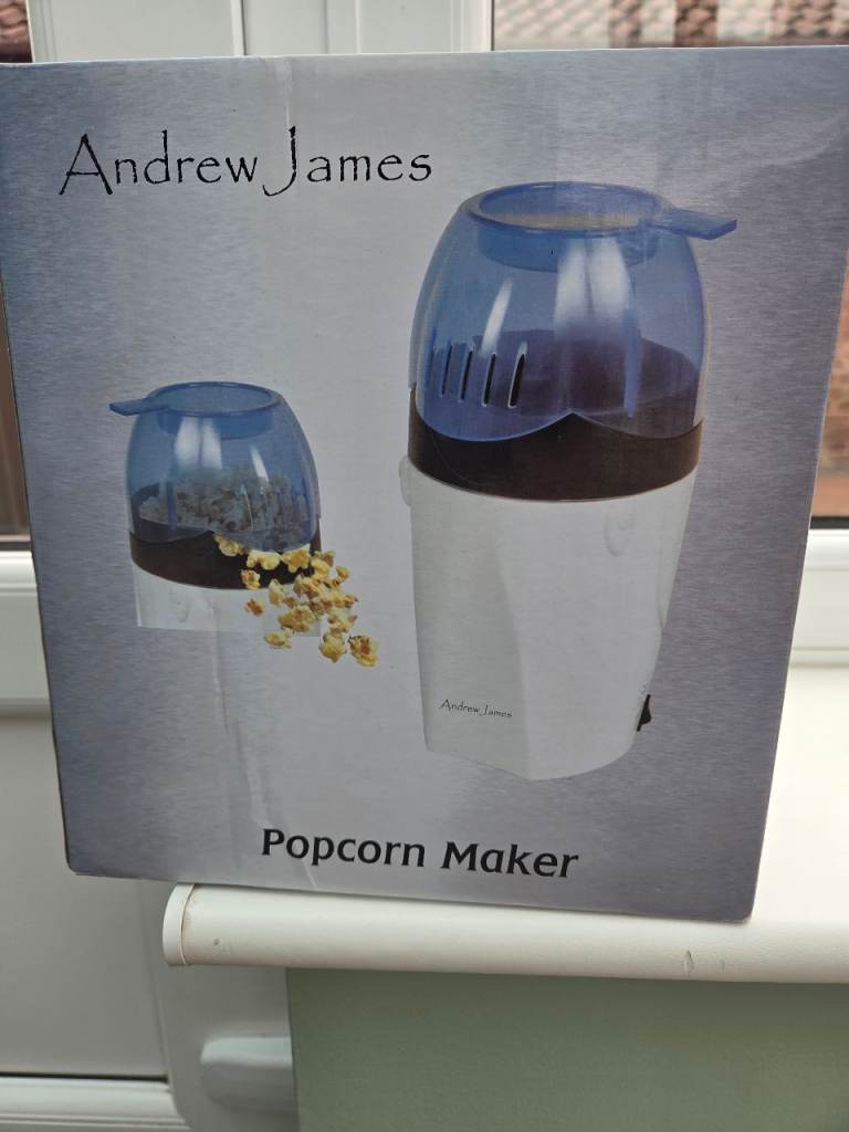 Andrew James Healthy Popcorn Maker Brand new in Box 