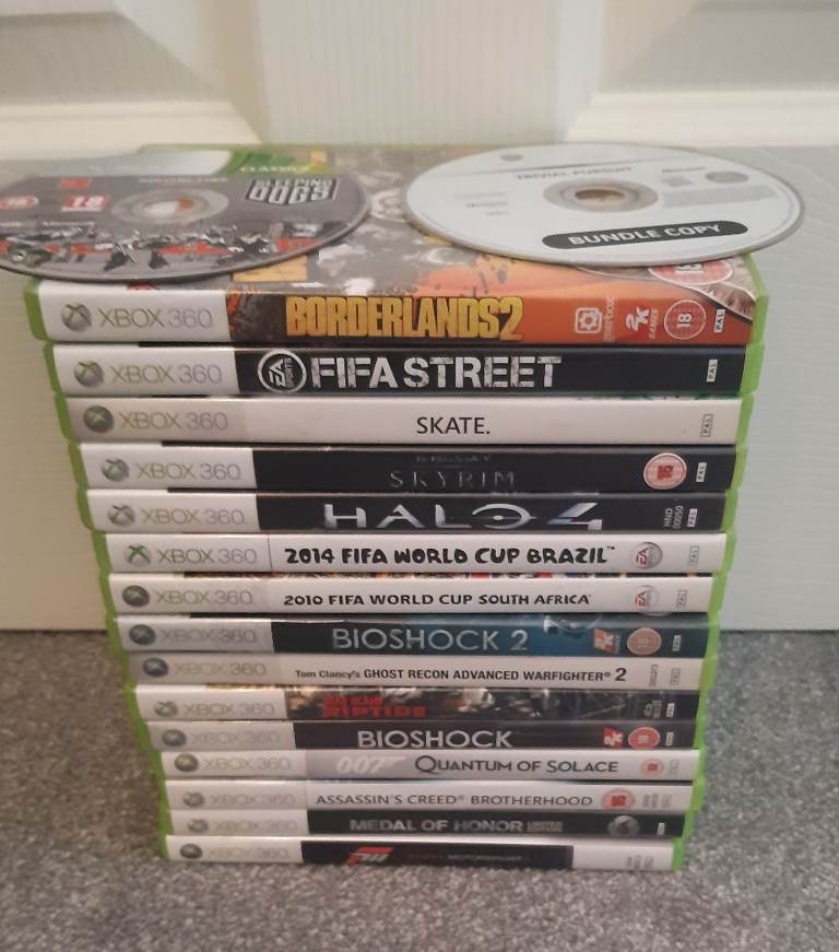 Xbox 360 Games Bundle - Borderlands 2, FIFA, Bioshock & More