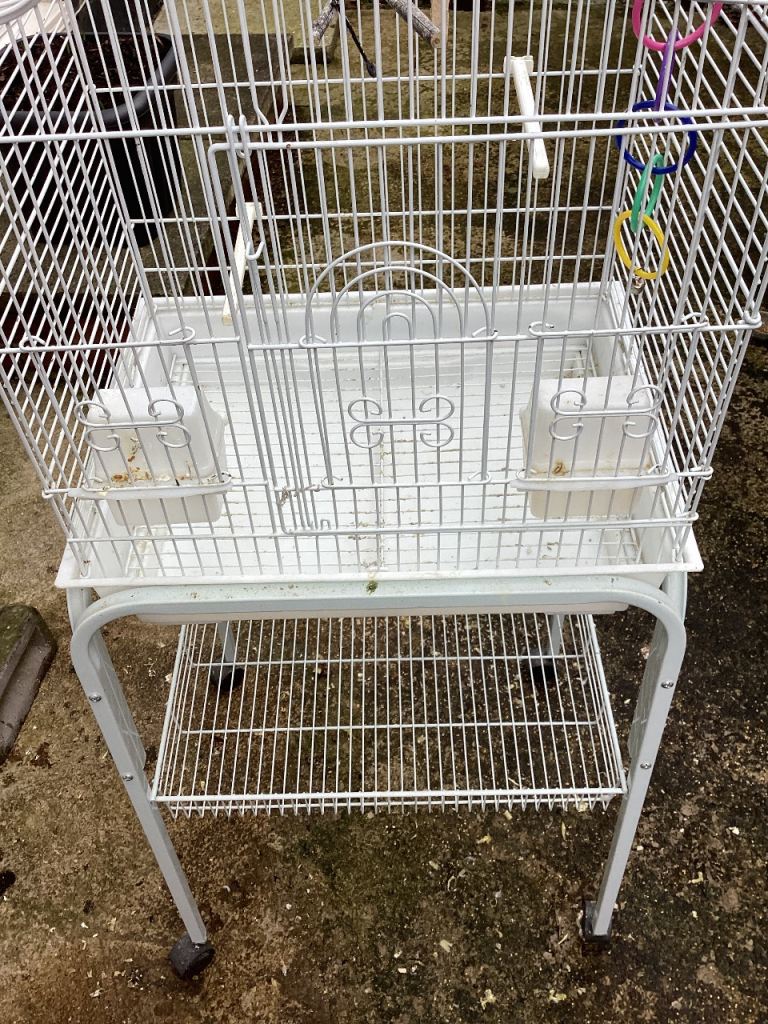 Bird cage and stand