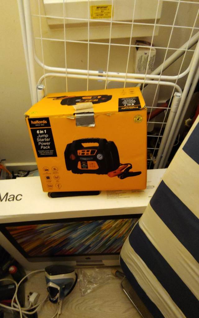 New car battery booster brand new and the box 