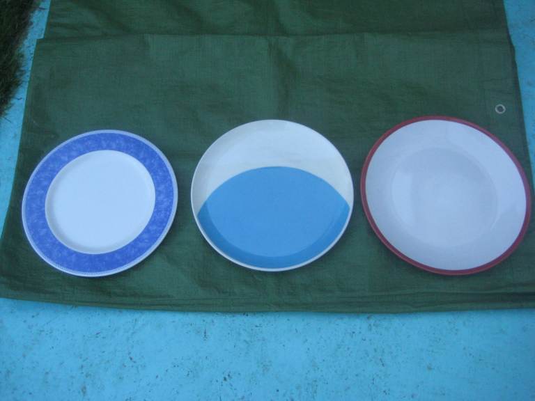 3 Colour Themed Large Plates: £2.00 Each OR 3 for £5.00