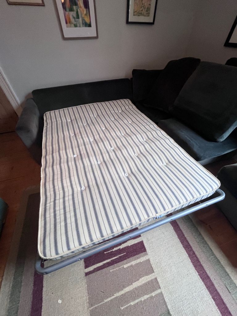 Loaf corner sofa bed with footstool 