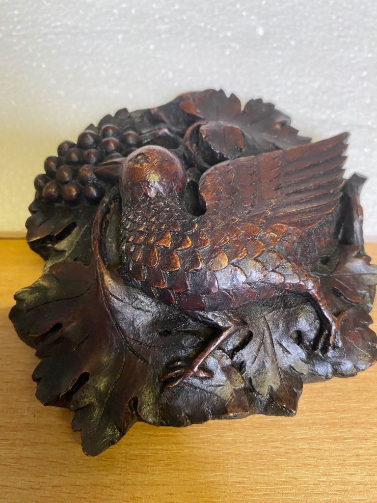 Lincoln Cathedral Carved Wooden Bird Decor