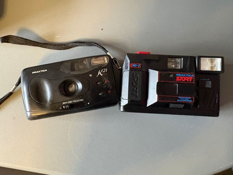 Praktica Vintage Compact Film Cameras – Two for Sale