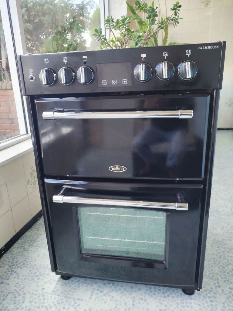 Belling farmhouse dual fuse double oven cooker