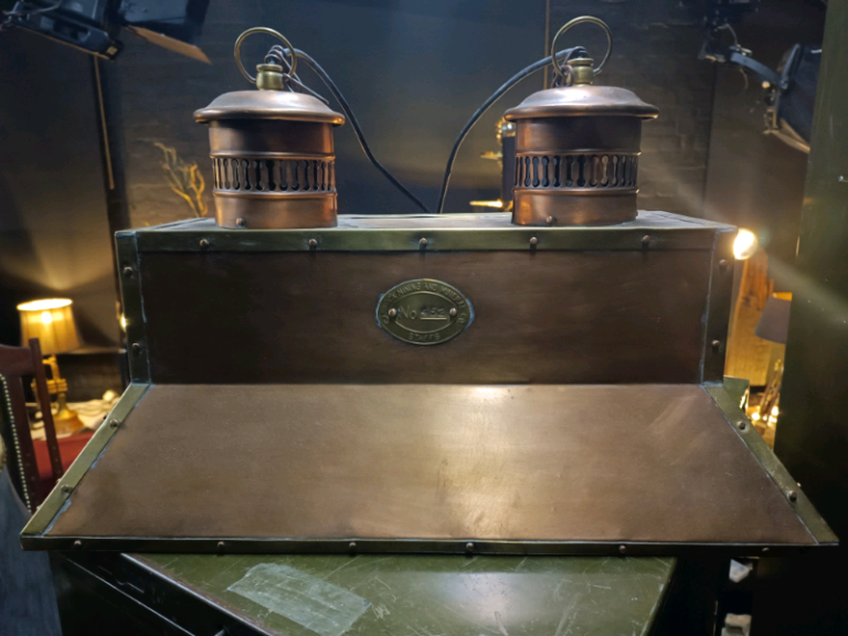 Copper Light Lamp RRP £1020.00 Cannock Mining Co Staffs 