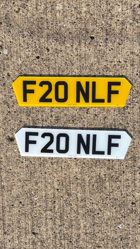 F20 NLF Car Reg