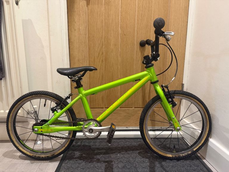 Childrens Islabike Cnoc 16 Hybrid Bike, Green, Ready To Ride! 