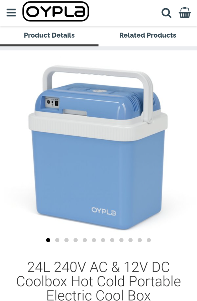 Electric Cool box (24L Portable)