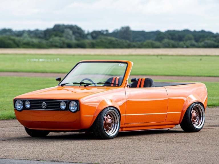 1990 GOLF CLIPPER CABRIO SHOW CAR ON AIR RIDE