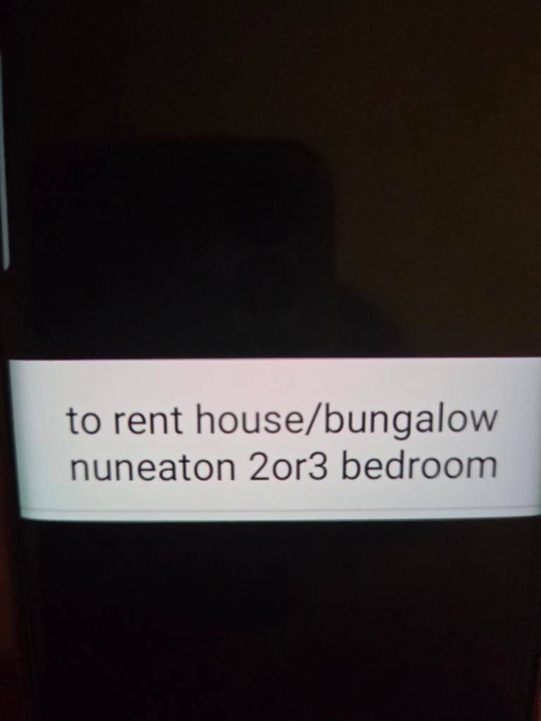 To rent nuneaton 2or3bed